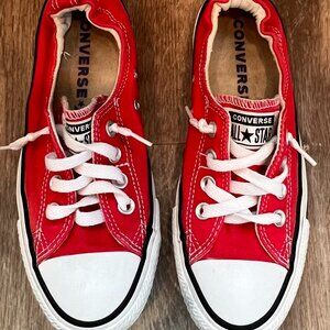 Women's Chuck Taylor All Star Shoreline Low Top Sneaker Red Size 6.5